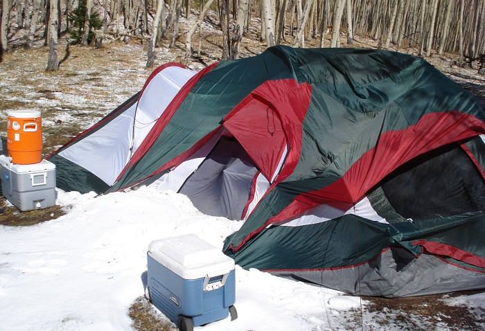 Ночевка в палатке