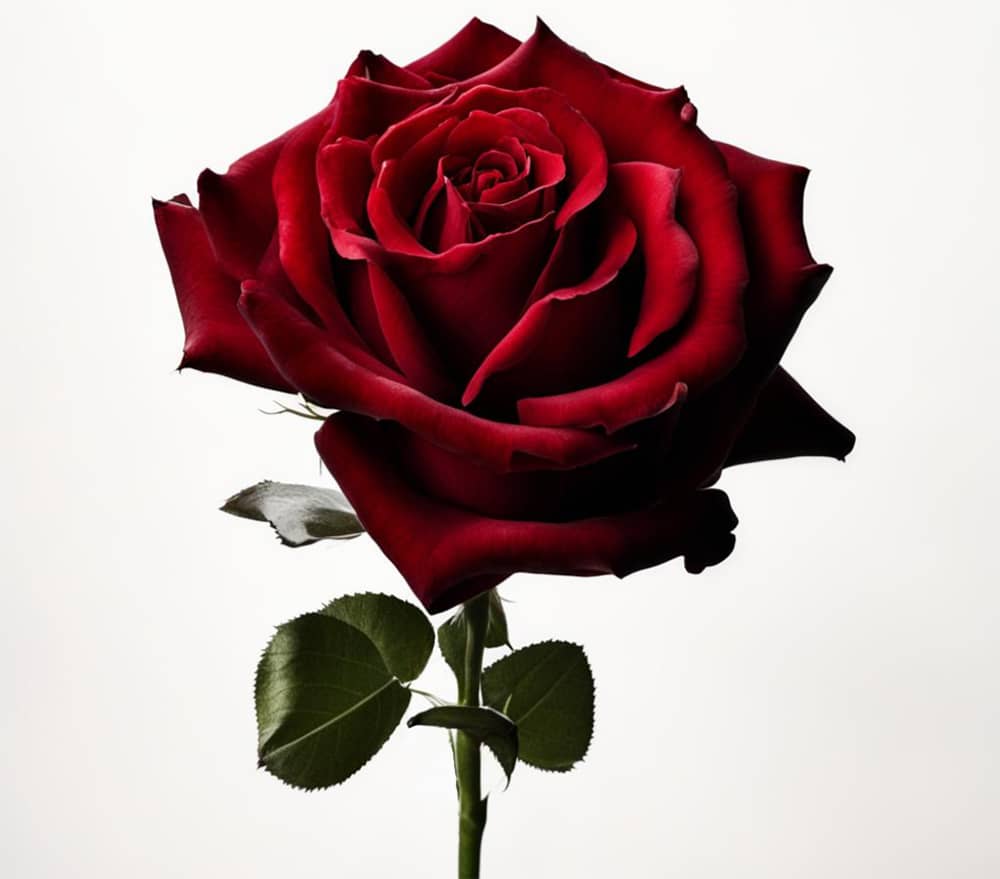 Красная роза 19