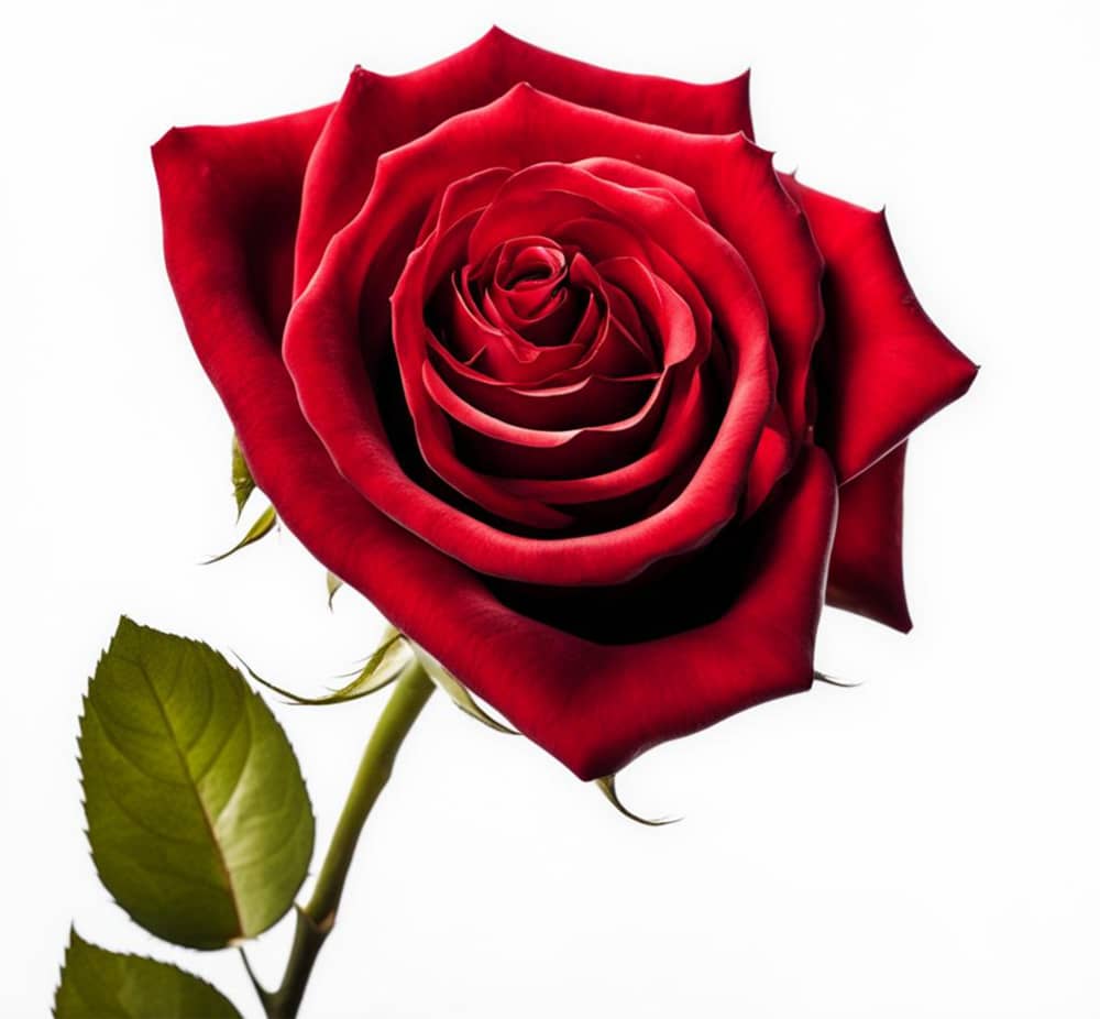 Красная роза 21