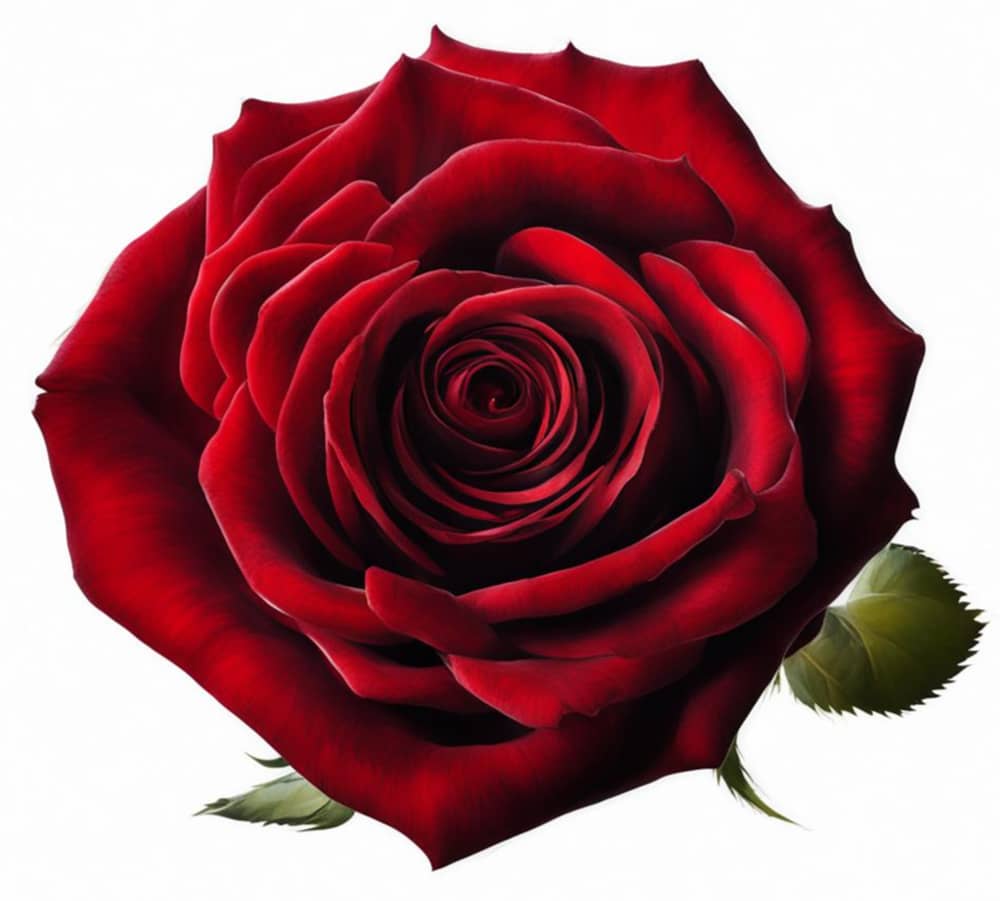 Красная роза 6