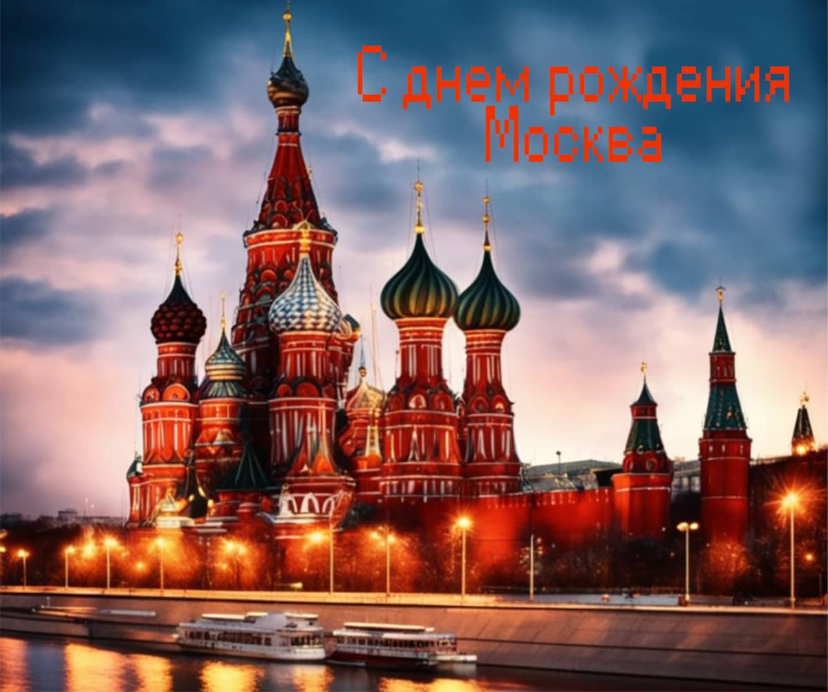 С днем рождения Москва