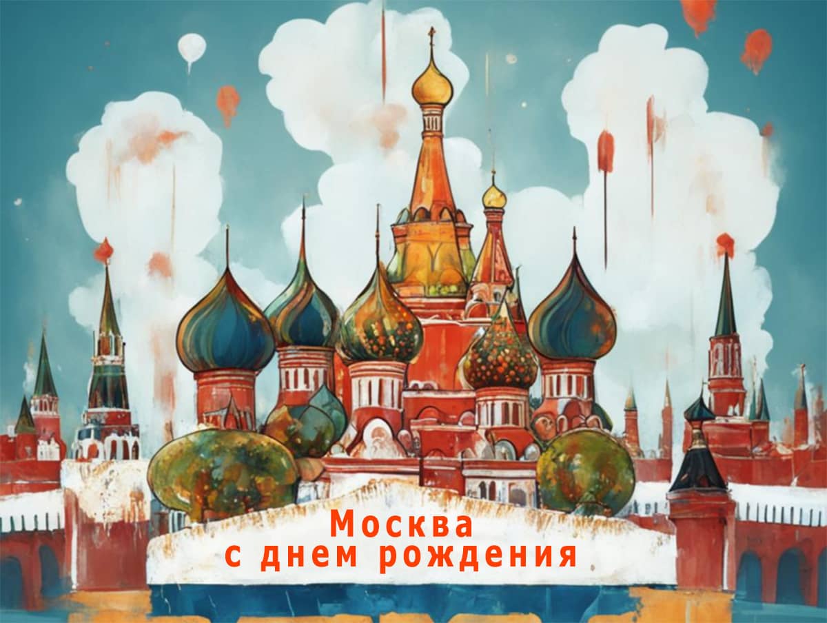 С днем рождения Москва