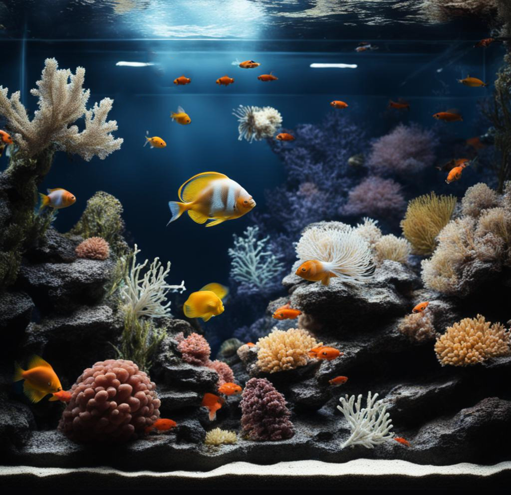 Аквариумные рыбки с кораллами 10