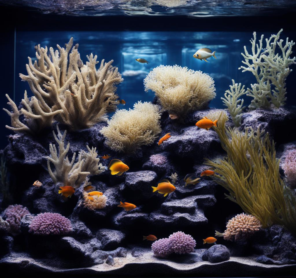 Аквариумные рыбки с кораллами 11