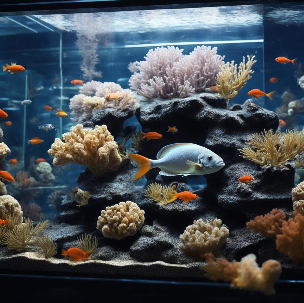 Аквариумные рыбки с кораллами 16