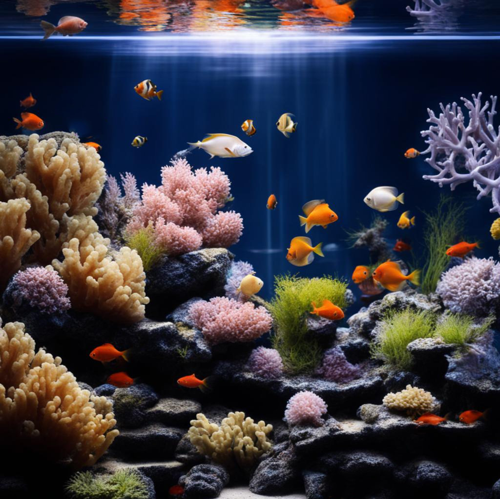 Аквариумные рыбки с кораллами 18