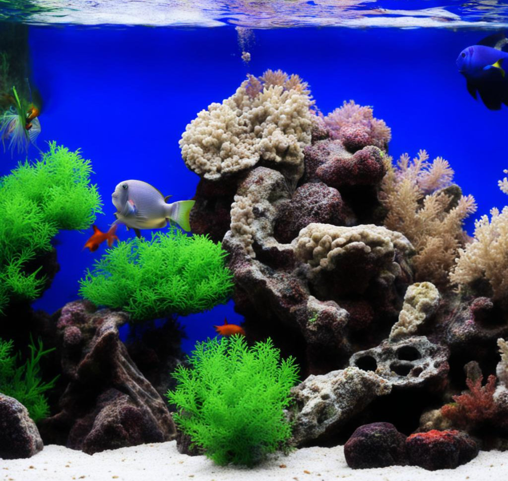 Аквариумные рыбки с кораллами 2