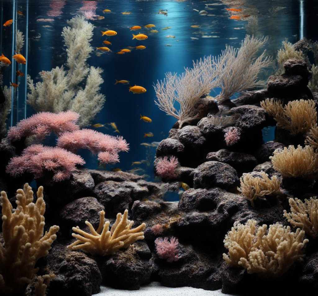 Аквариумные рыбки с кораллами 21