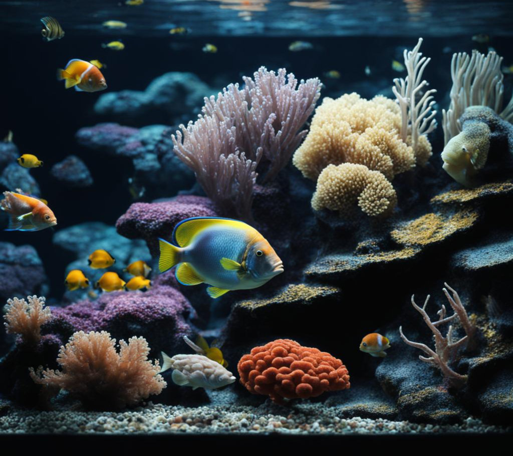 Аквариумные рыбки с кораллами 22