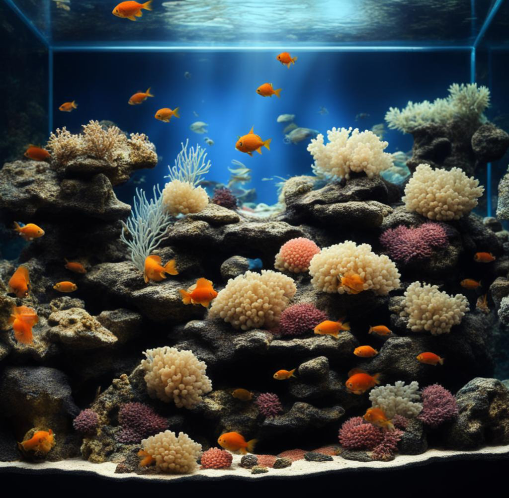 Аквариумные рыбки с кораллами 8