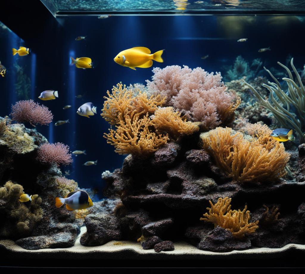 Аквариумные рыбки с кораллами 9