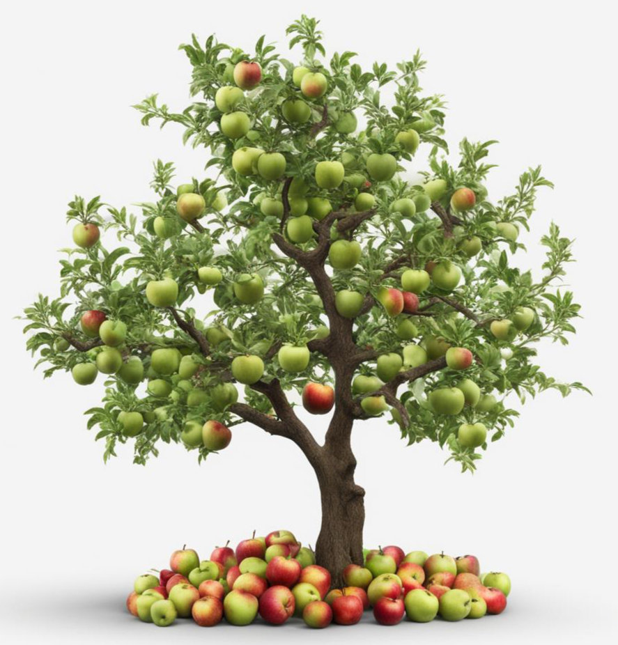 Дерево яблоня 13