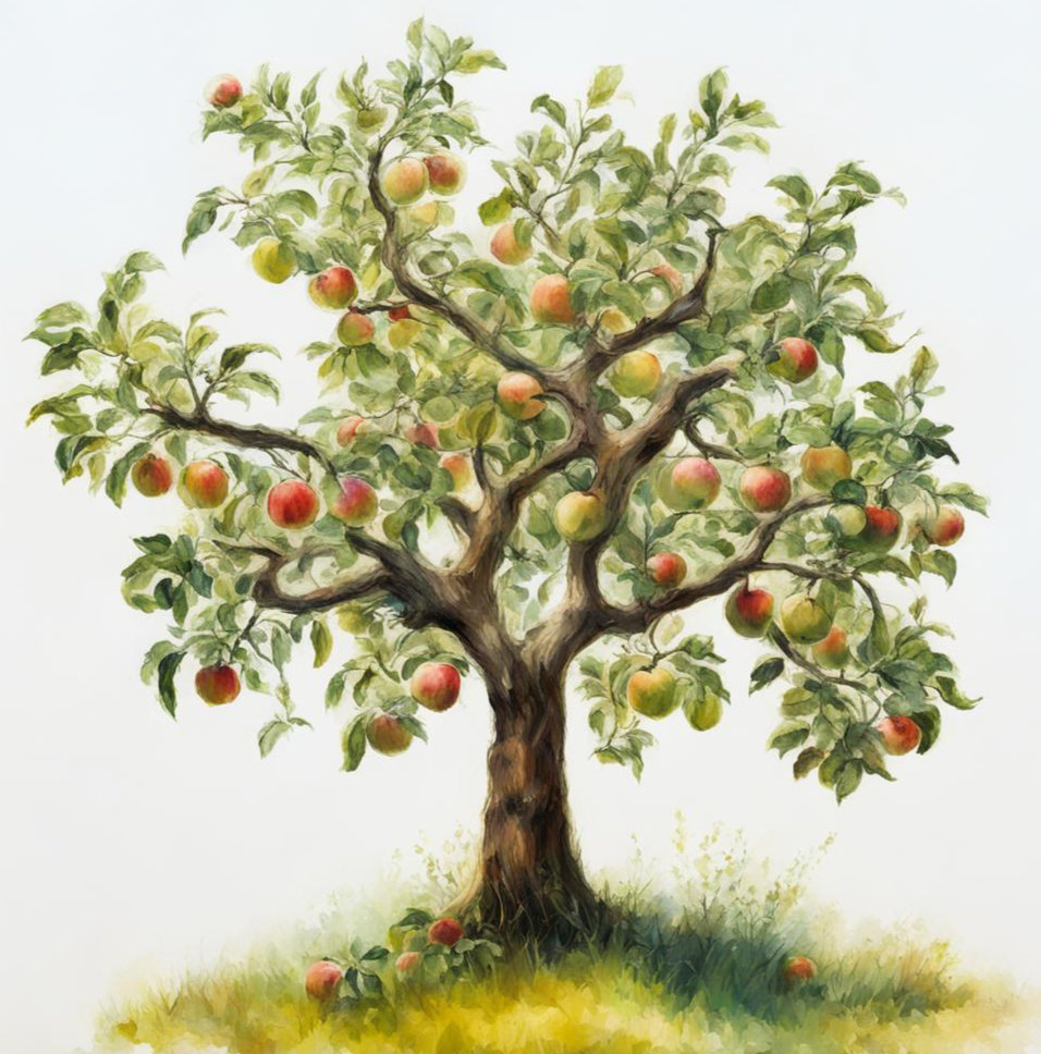 Дерево яблоня 24