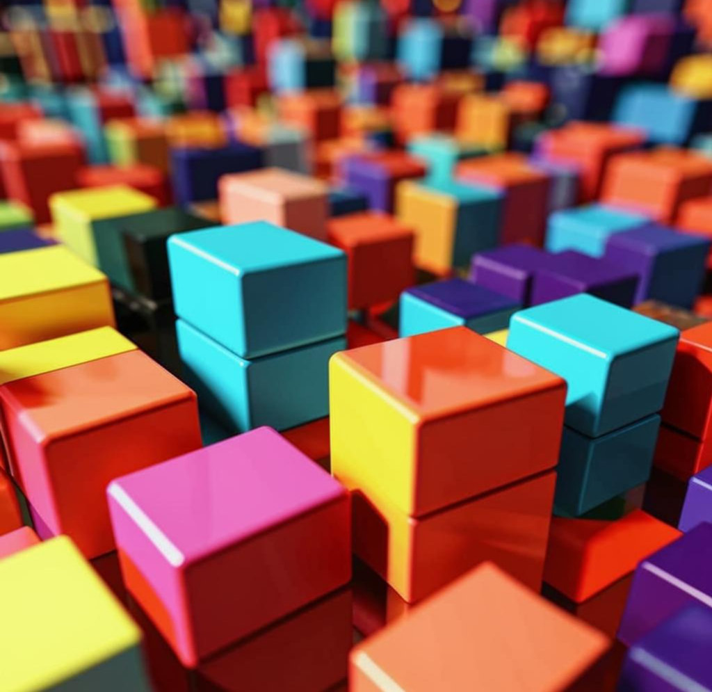 Цветные кубики 19