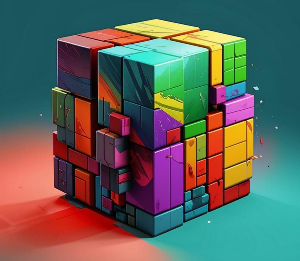 Цветные кубики 24