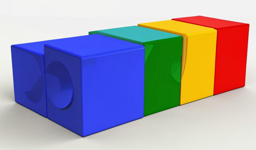 Цветные кубики 8
