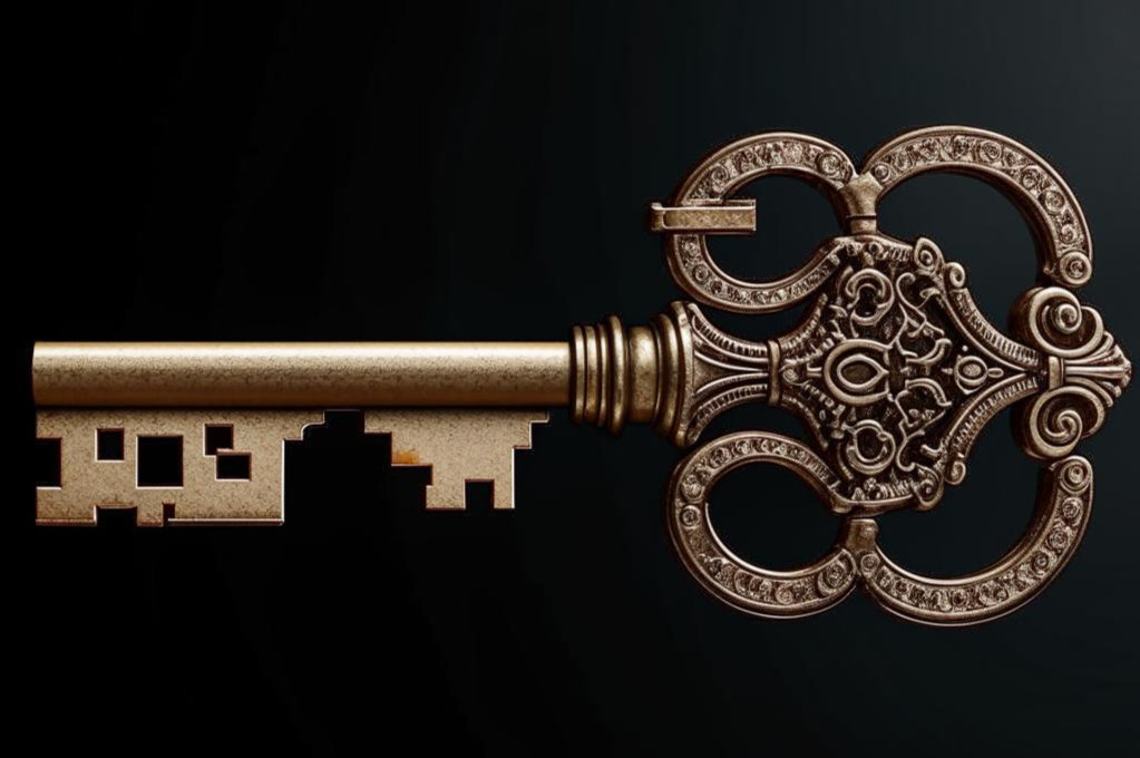 Старинный ключ 17