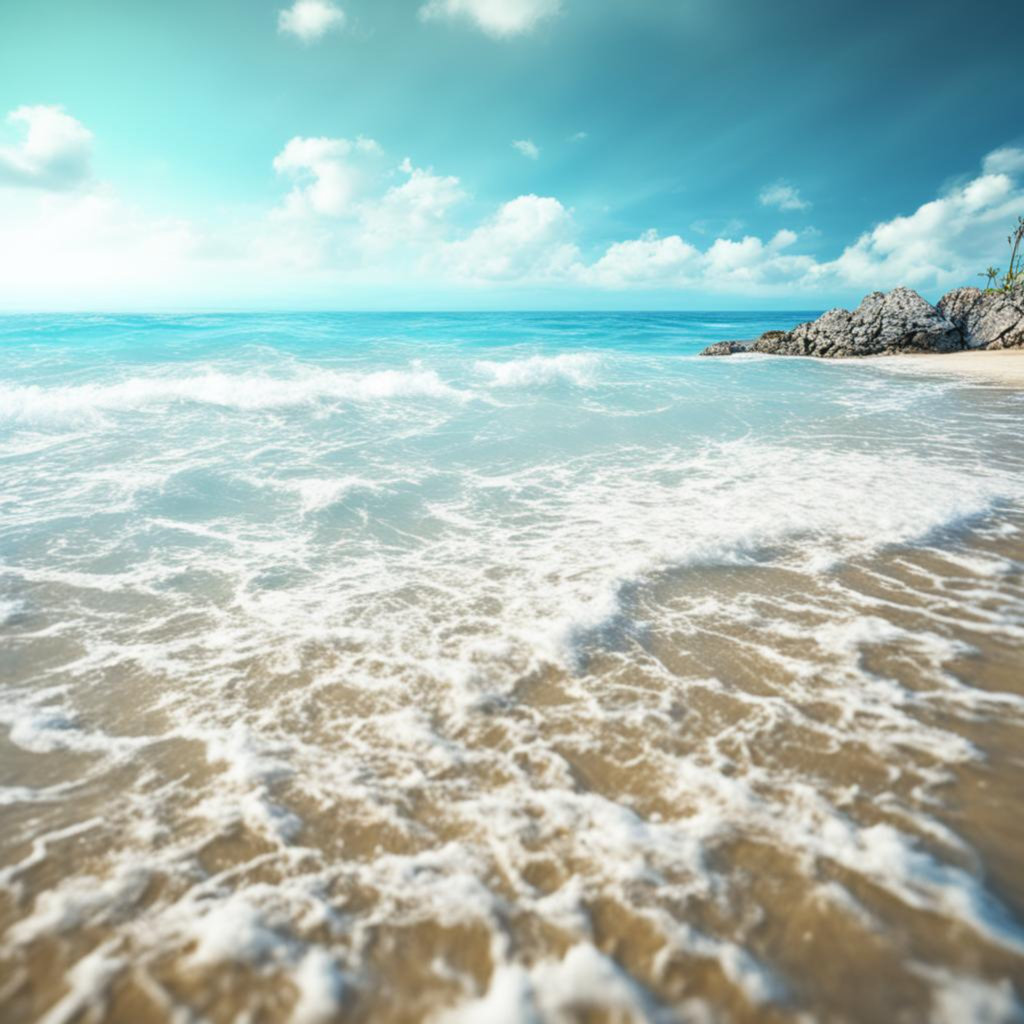 Пляж на море 24