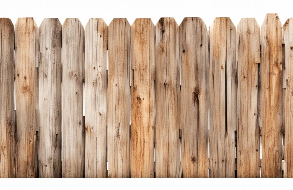 Старый деревянный забор 5