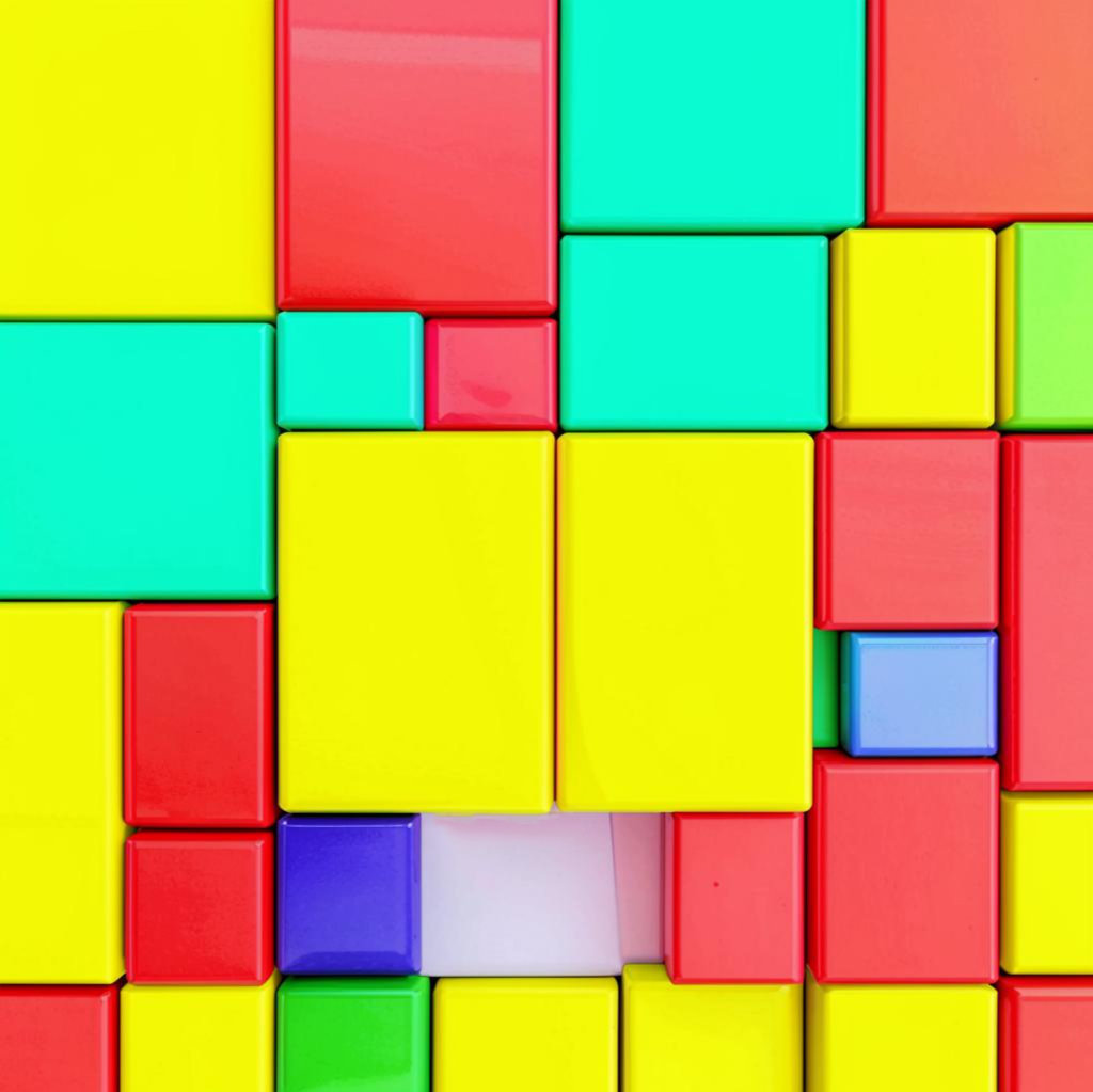 Текстура цветные кубики 10
