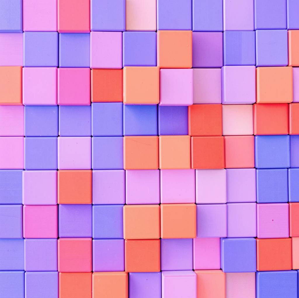 Текстура цветные кубики 11