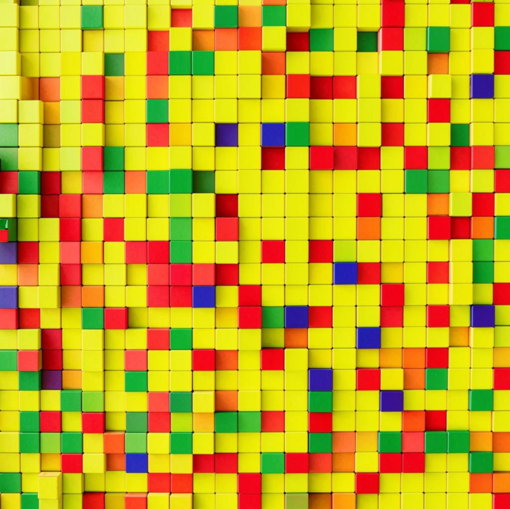 Текстура цветные кубики 4