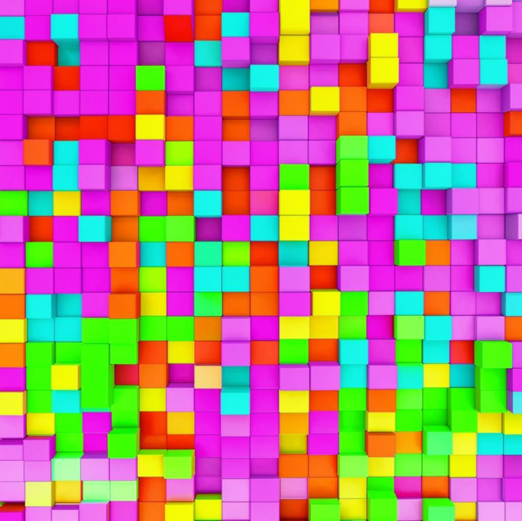 Текстура цветные кубики 5
