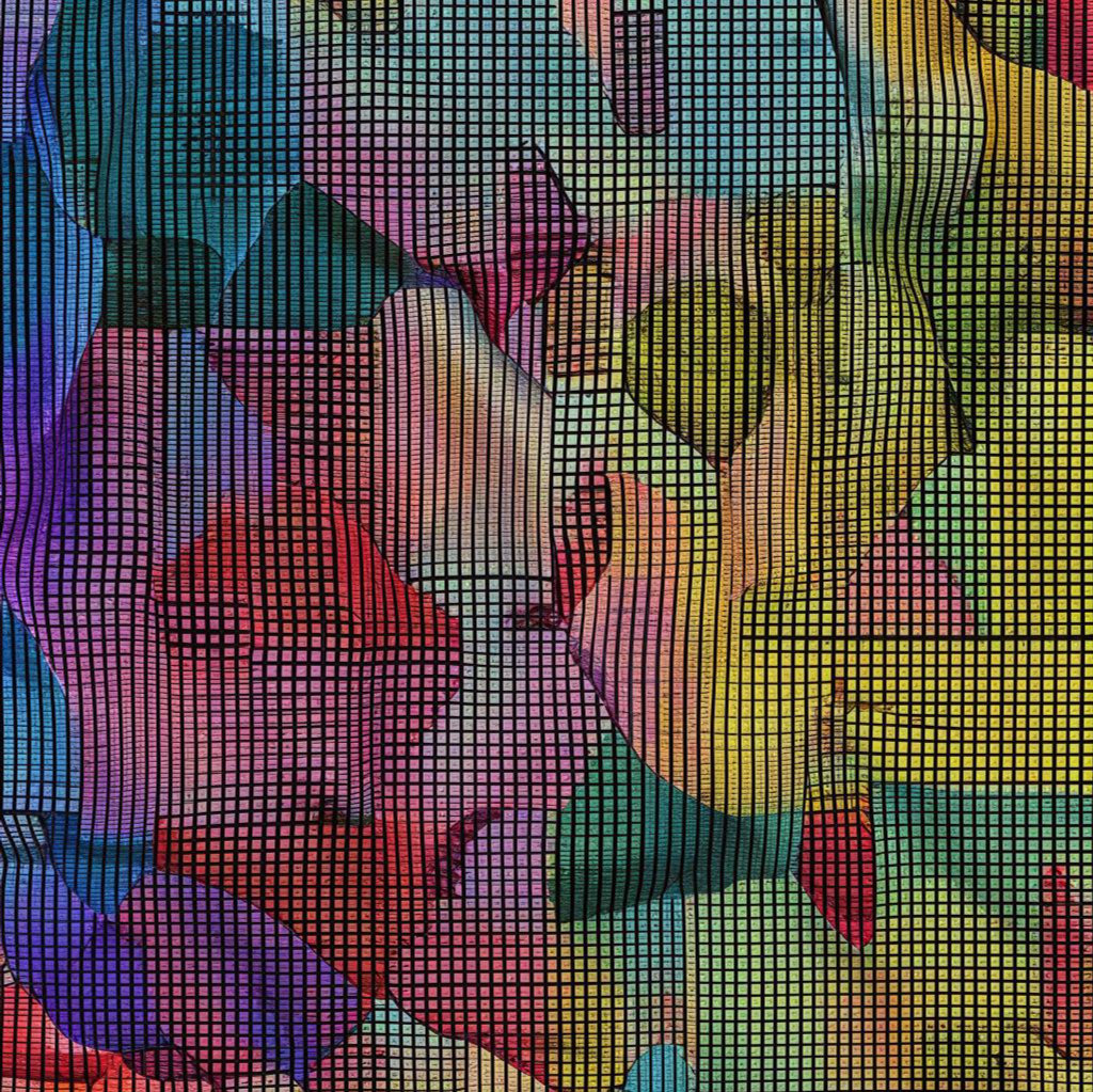 Текстура цветная абстракция 11